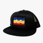 AKAW Surf Co. “The Origin” Black Trucker Cap