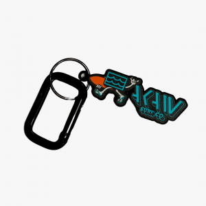 AKAW Surf Co. “Wavey Logo” Key Ring
