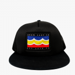 AKAW Surf Co. “The Origin” Black Trucker Cap