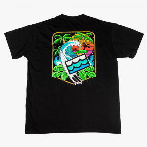 AKAW Surf Co. "8311 Surf" Black T-Shirt
