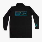 AKAW Surf Co. “The Crest Logo” Long Sleeve Crew Rashguard