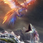 Minokawa vs Bakunawa Art Print Size Pack