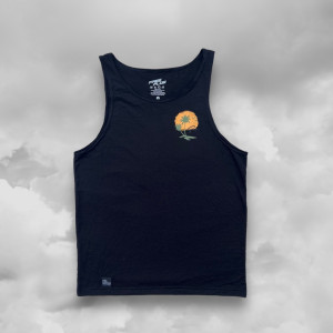Free Flow Clothing Siargao Sunset Black Tank Top