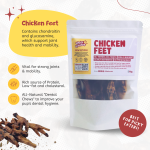 Tito's Treatos Chicken Feet - All-Natural Dehydrated Healthy Pet Treats for Dogs and Cats