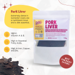 Tito's Treatos Pork Liver - All-Natural Dehydrated Healthy Pet Treats for Dogs and Cats