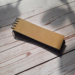 Inkplace Kraft Spring Notepad - 2"x6"