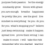 Motivational Quotes Sticker Sheet