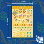 Elfidia Honéclair Bujo/Planner Deco Stickers