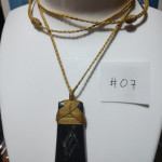 black stone aquaman style pendant