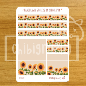 Sunflower Sticker Sheet