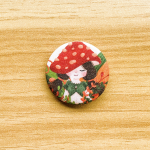 Mushroom Button Pin