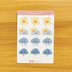 Weather Sticker Sheet